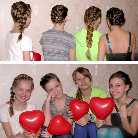 день рождения девочки 13 лет, мастер-класс по плетению кос