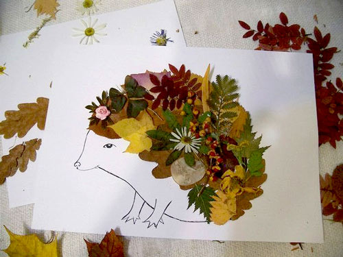 Узор Из Осенних Листьев 1 Класс Фото