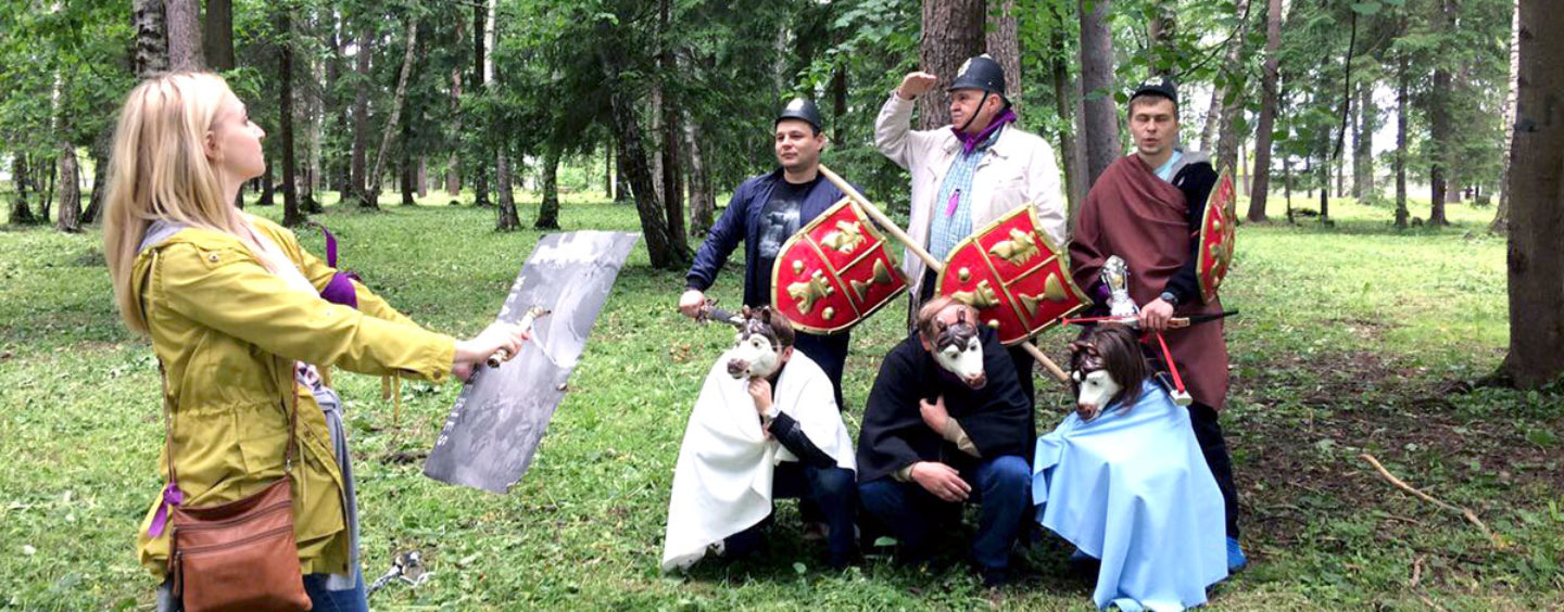 Фотокросс: летний тимбилдинг-шутка