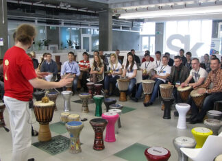 Барабанный корпоратив или юбилей? Всем по барабану! барабанный тимбилдинг