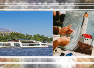 Арт-вечеринка на теплоходе: корпоратив с кисточкой и бокалом вина арт-тимбилдинг на теплоходе