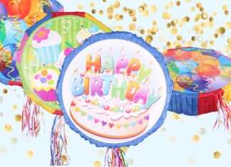 Пиньята: красочный финал праздника с игрушкой, битой и подарками пиньята на праздник